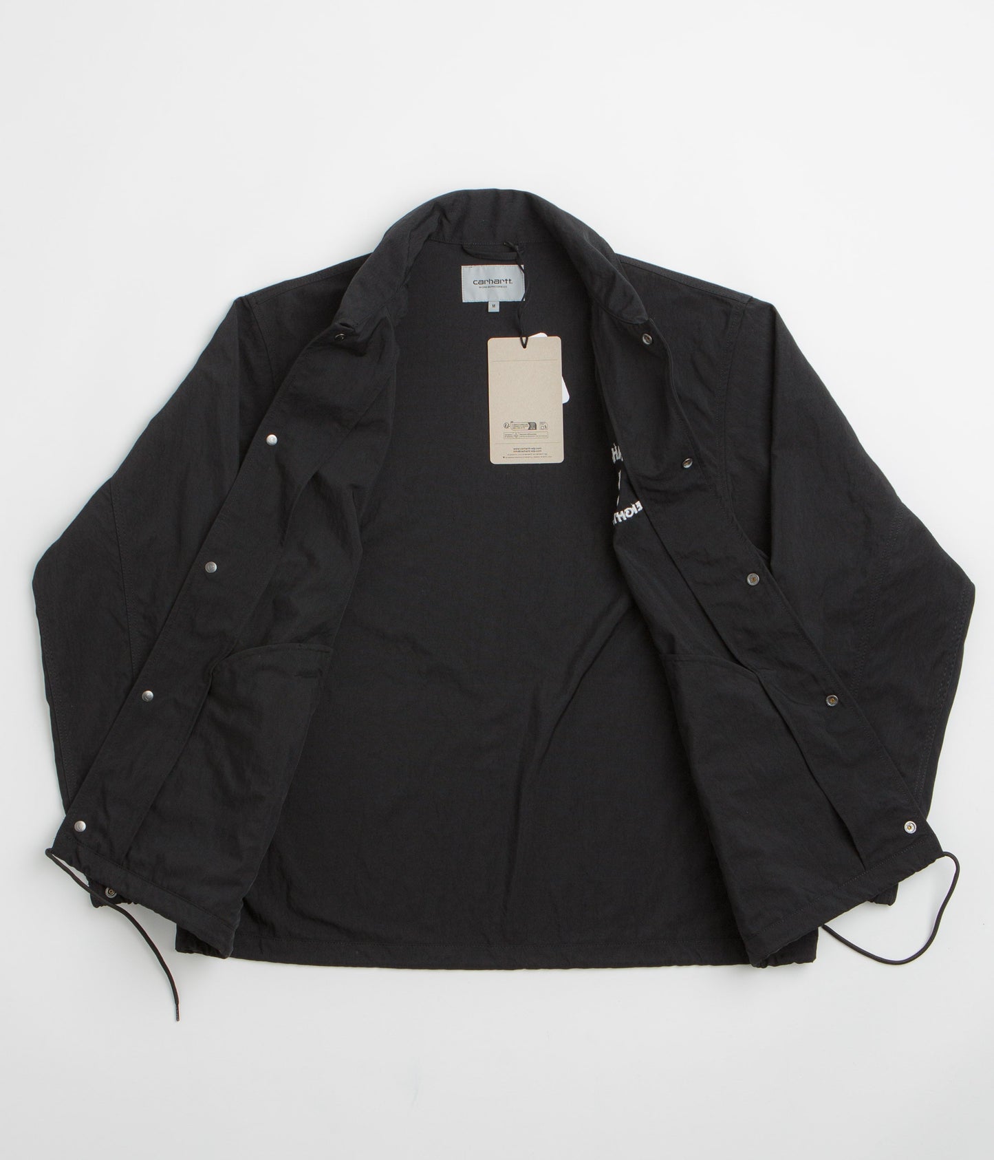 Carhartt Eightynine Coach Jacket - Black / White