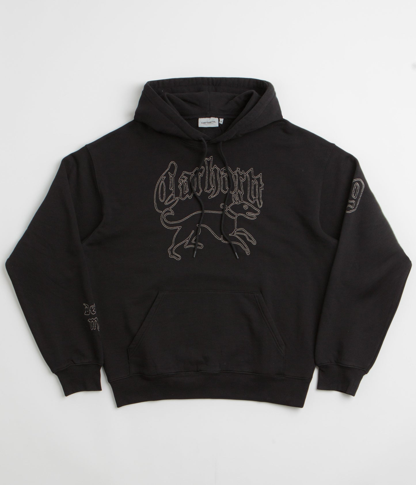 Carhartt Hackwork Hoodie - Black / Wall