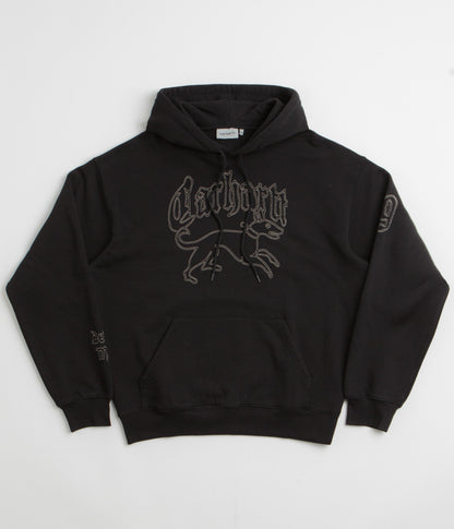 Carhartt Hackwork Hoodie - Black / Wall