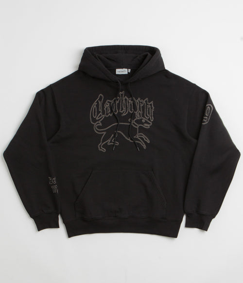 Carhartt Hackwork Hoodie - Black / Wall