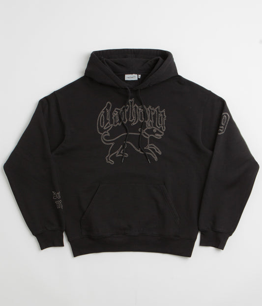 Carhartt Hackwork Hoodie - Black / Wall