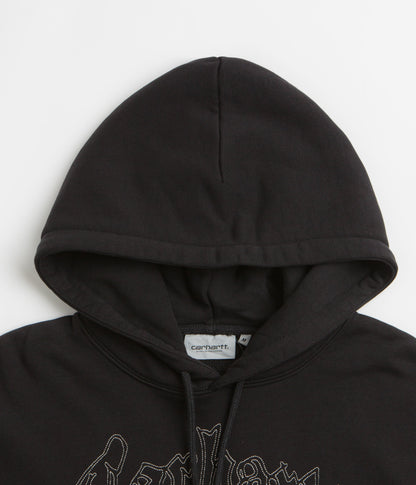 Carhartt Hackwork Hoodie - Black / Wall