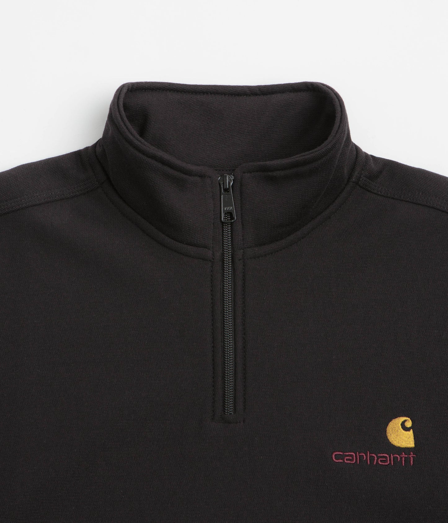 Carhartt Half Zip American Script Sweatshirt - Black