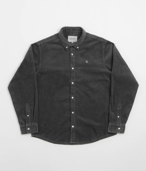 Carhartt Madison Cord Shirt - Graphite / Graphite