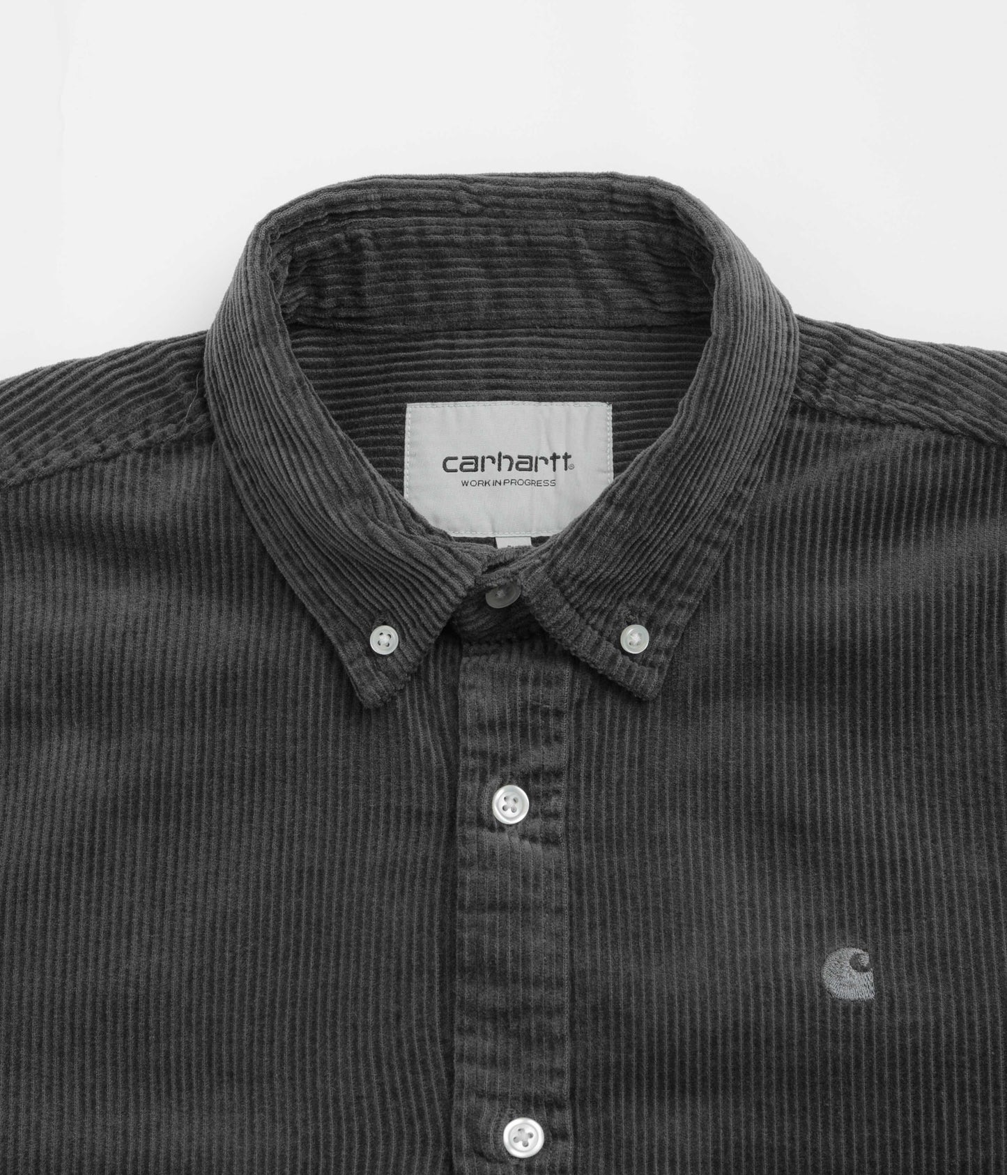 Carhartt Madison Cord Shirt - Graphite / Graphite
