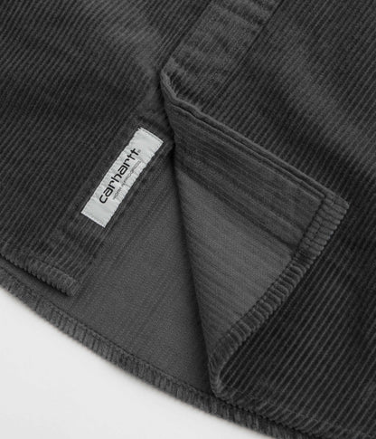 Carhartt Madison Cord Shirt - Graphite / Graphite