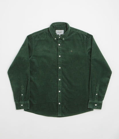 Carhartt Madison Cord Shirt - Sycamore Tree / Sycamore Tree