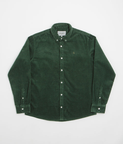 Carhartt Madison Cord Shirt - Sycamore Tree / Sycamore Tree