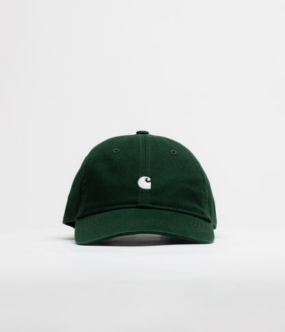 Carhartt Madison Logo Cap - Dark Scarab / White