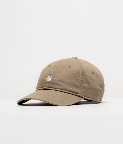 Carhartt Madison Logo Cap - Leather / White
