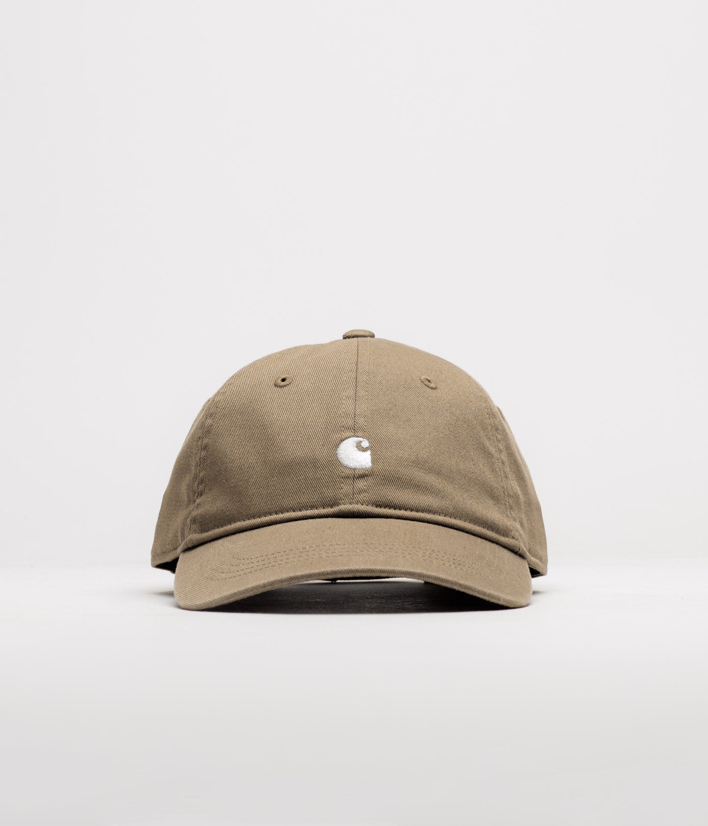 Carhartt Madison Logo Cap - Leather / White