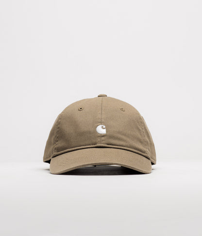 Carhartt Madison Logo Cap - Leather / White