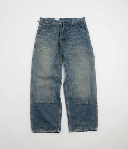 Carhartt Oakland Pants - Blue Worn Used Wash
