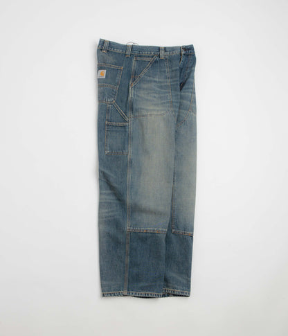 Carhartt Oakland Pants - Blue Worn Used Wash