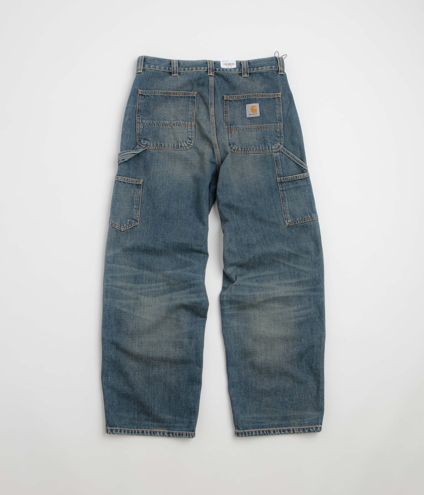 Carhartt Oakland Pants - Blue Worn Used Wash