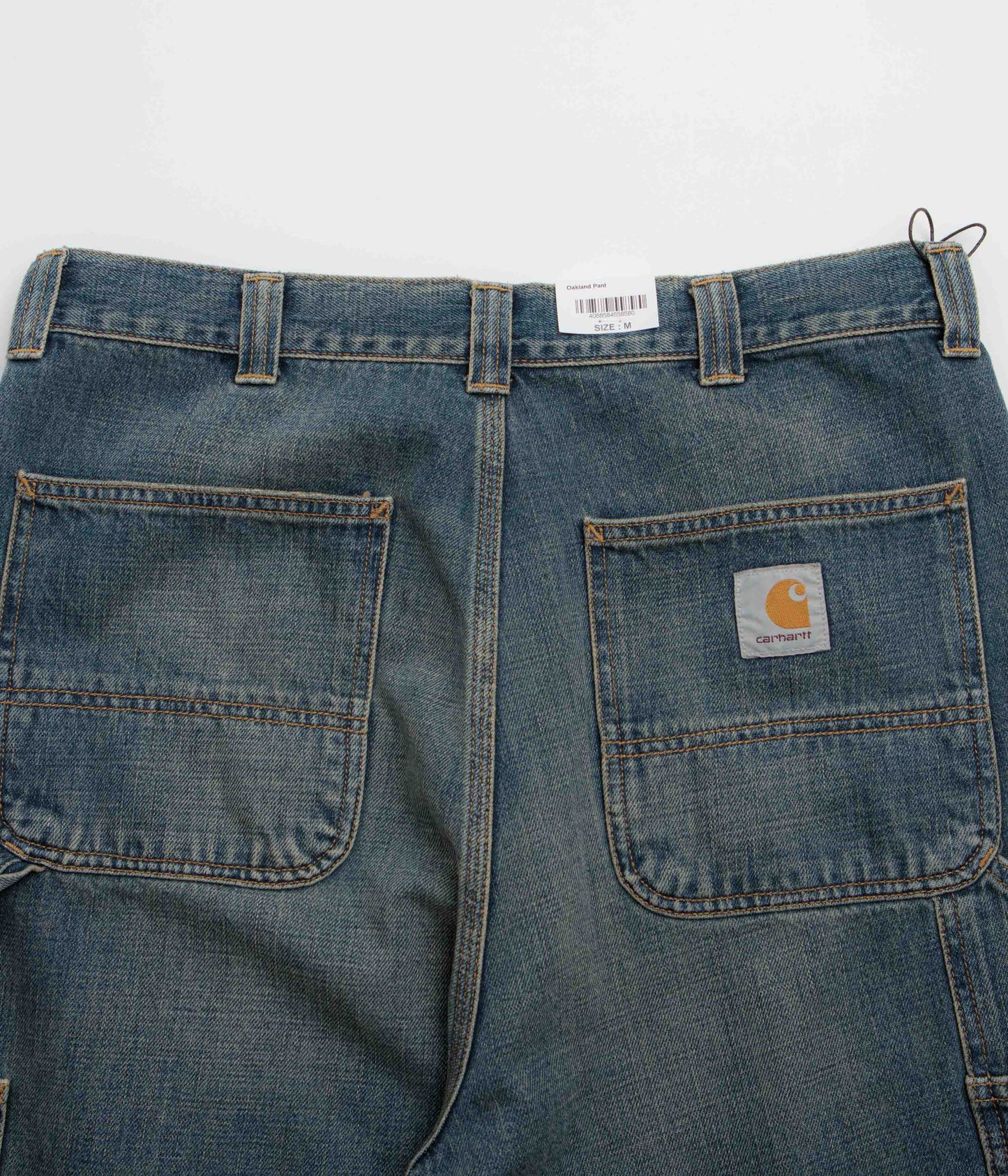 Carhartt Oakland Pants - Blue Worn Used Wash