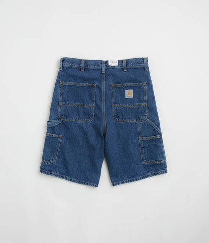 Carhartt Single Knee Shorts - Stone Washed Blue