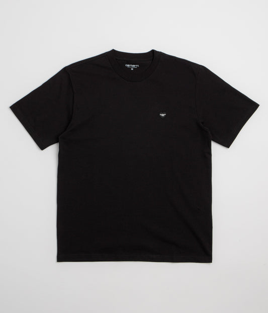 Carhartt Small Heart T-Shirt - Black / Black