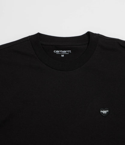 Carhartt Small Heart T-Shirt - Black / Black