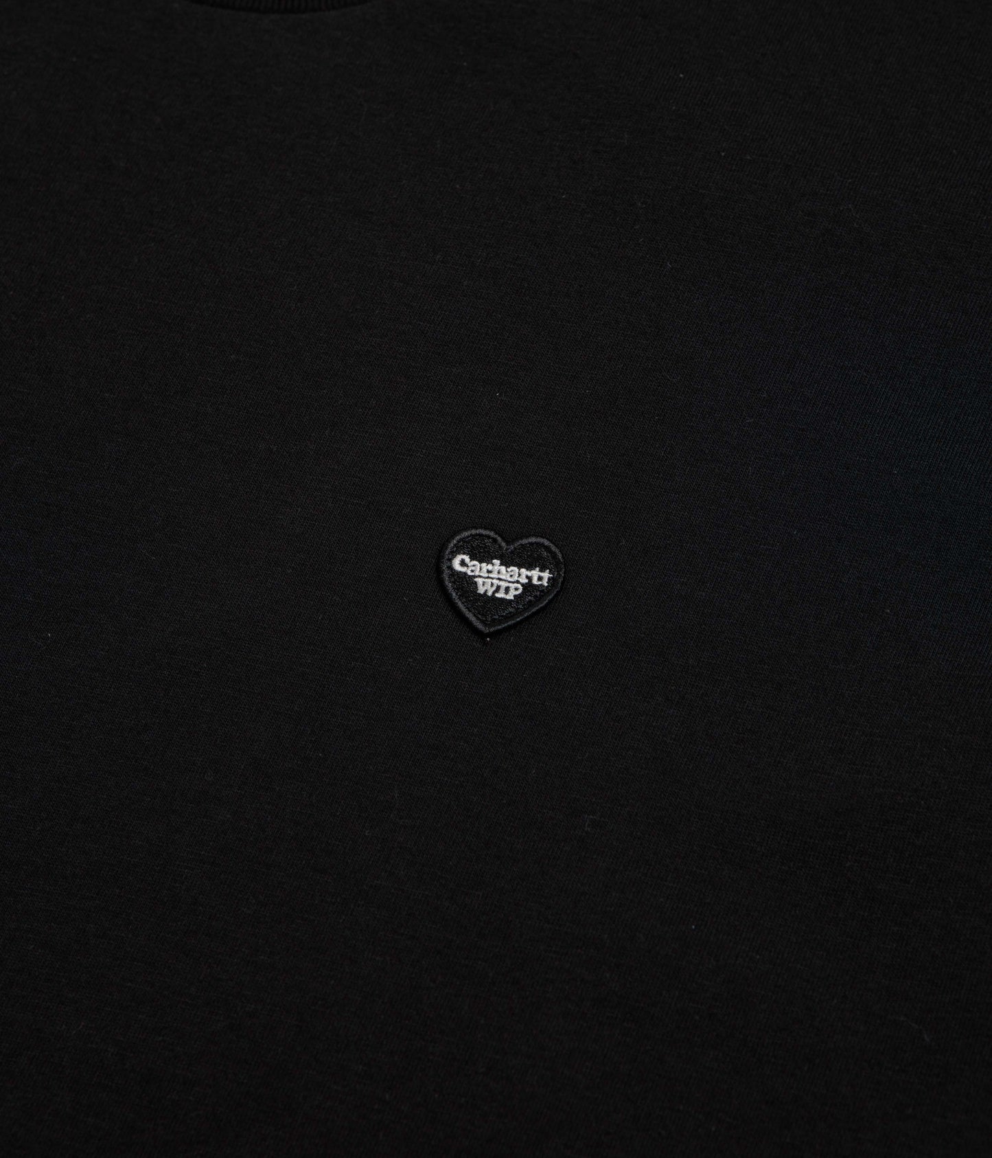 Carhartt Small Heart T-Shirt - Black / Black