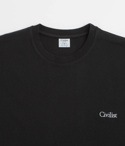 Civilist Mini Logo T-Shirt - Black