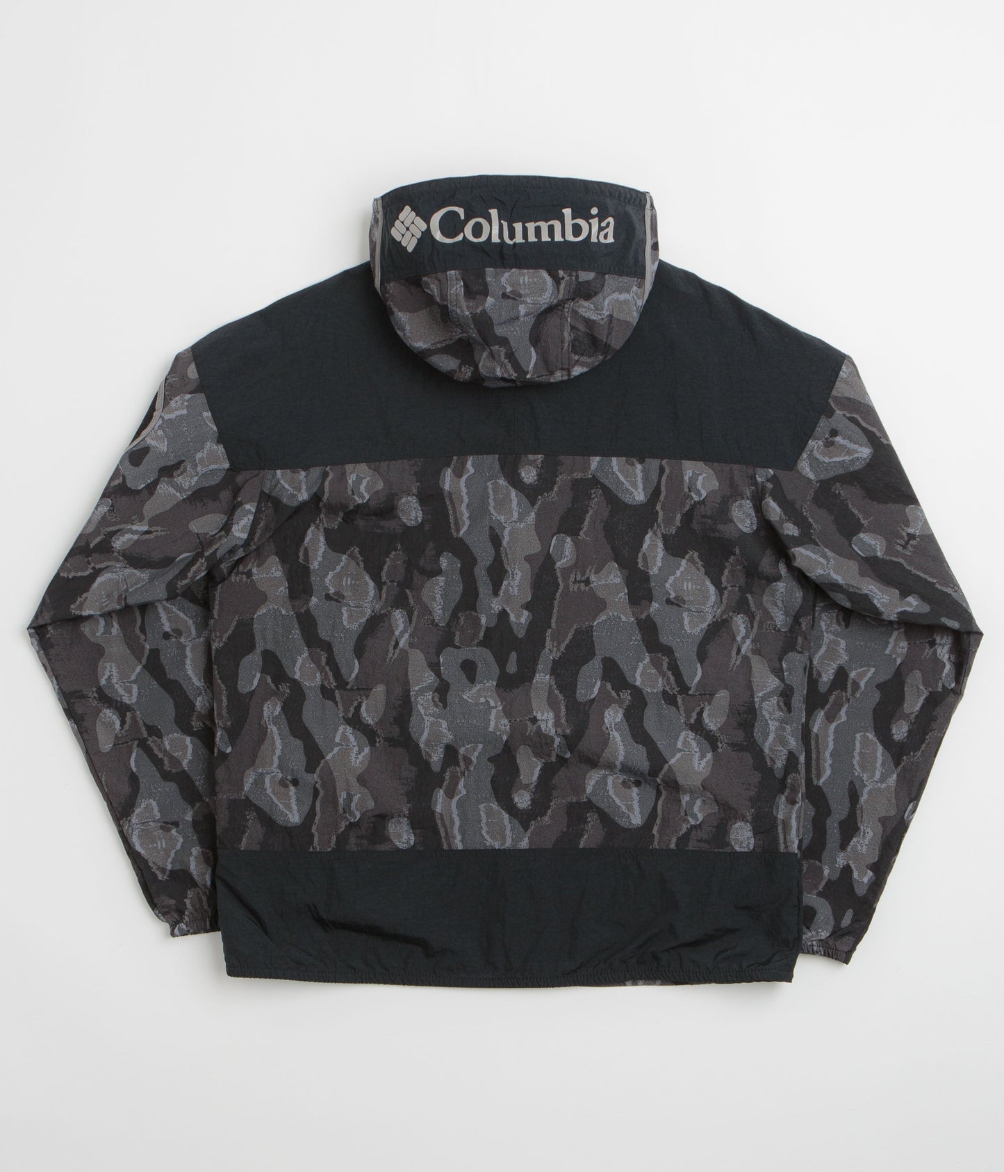 Columbia Challenger II Printed Windbreaker Jacket - Black Treebark / Black
