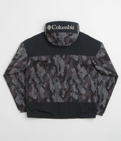 Columbia Challenger II Printed Windbreaker Jacket - Black Treebark / Black