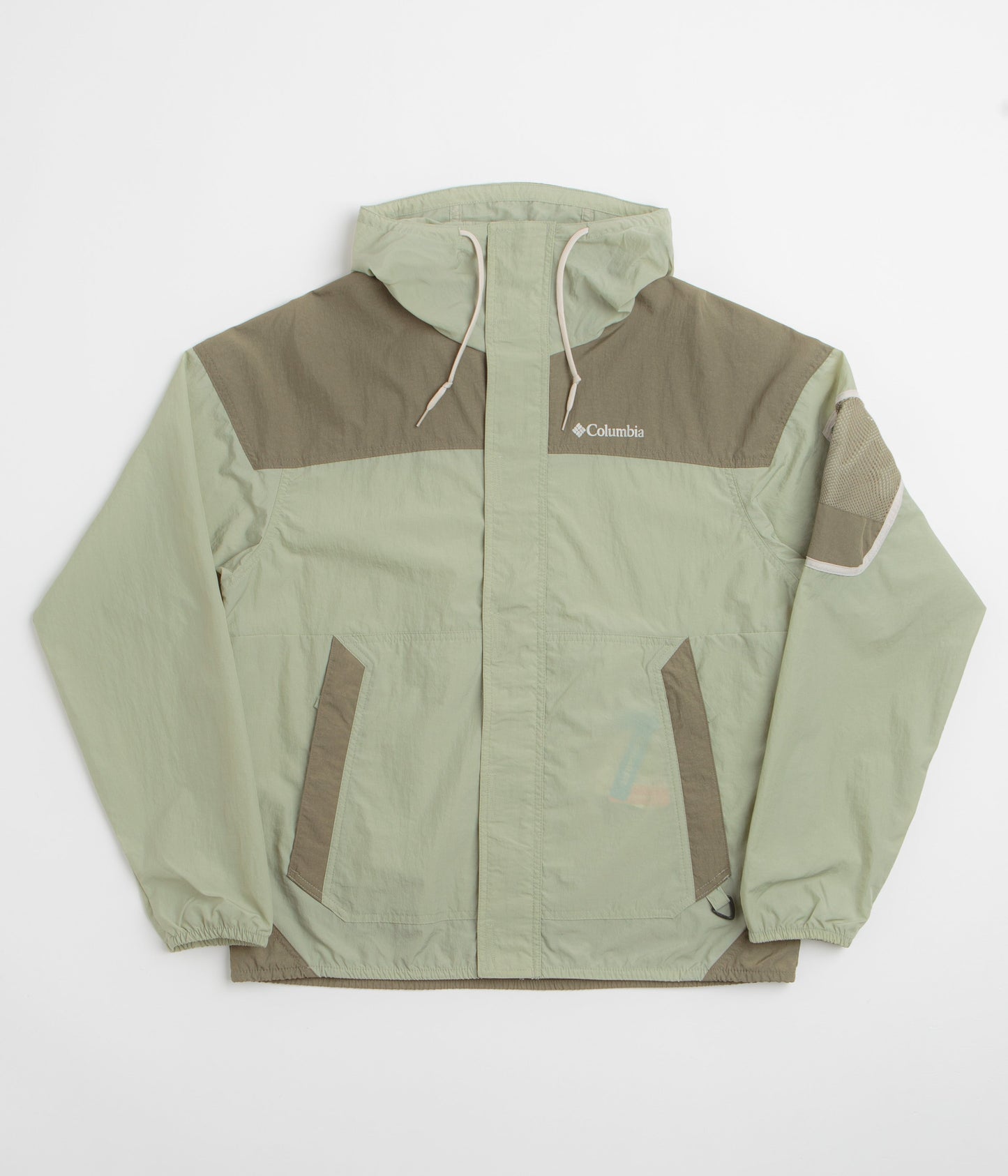 Columbia Challenger II Windbreaker Jacket - Safari / Stone Green