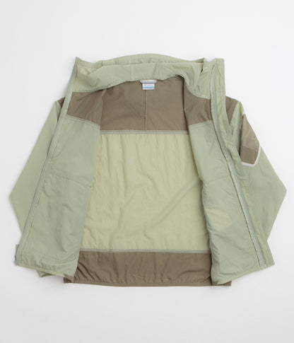 Columbia Challenger II Windbreaker Jacket - Safari / Stone Green
