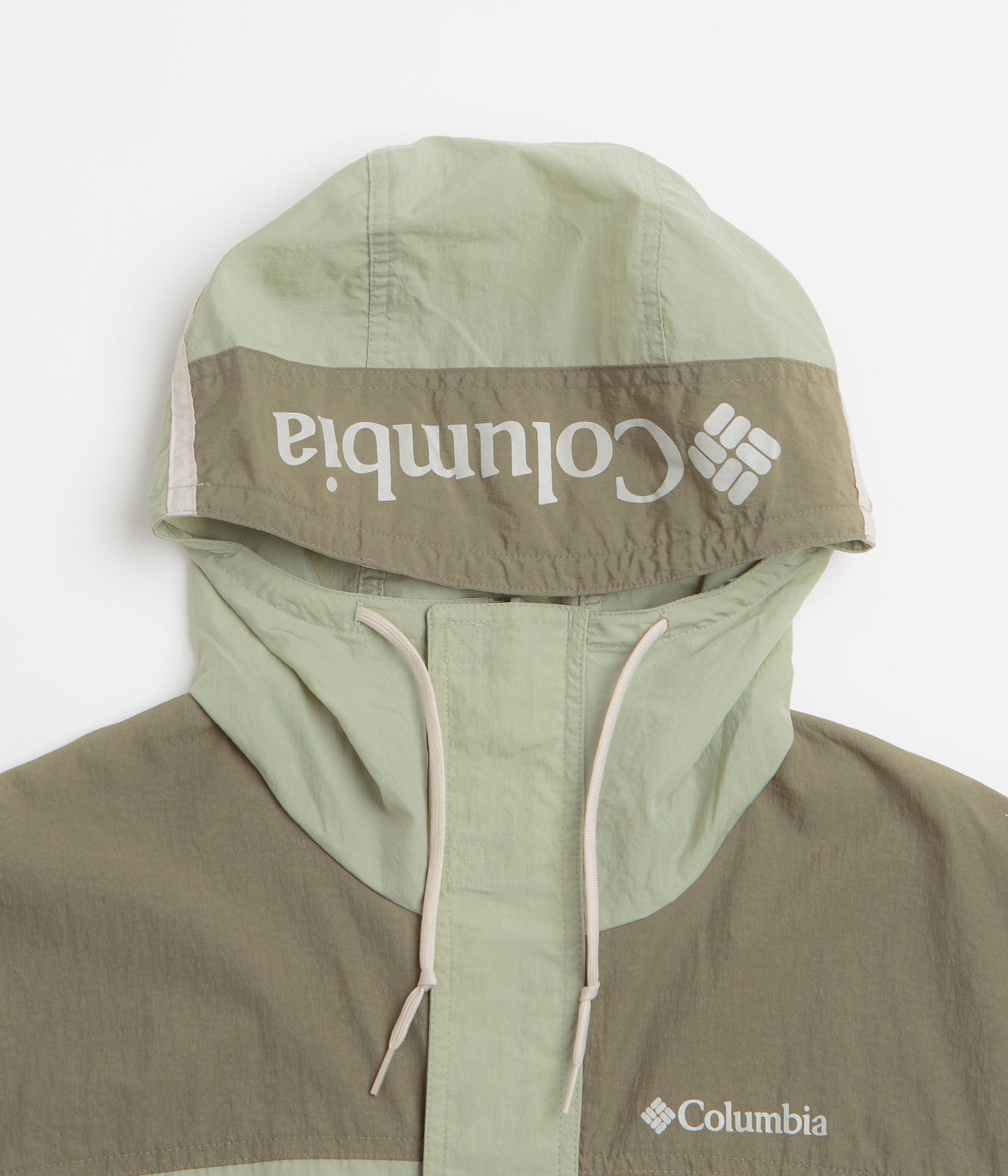 Columbia Challenger II Windbreaker Jacket - Safari / Stone Green
