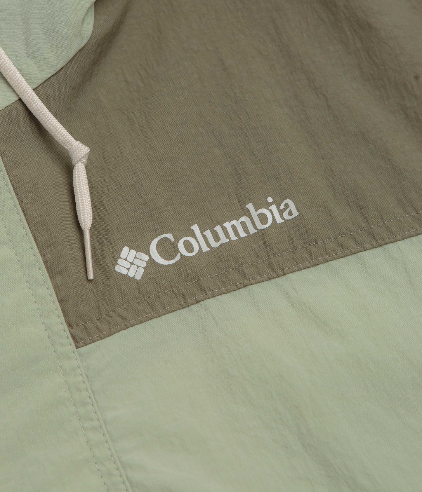 Columbia Challenger II Windbreaker Jacket - Safari / Stone Green