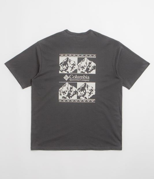 Columbia CSC Heavyweight Iconic T-Shirt - Shark / Repeated Peaks
