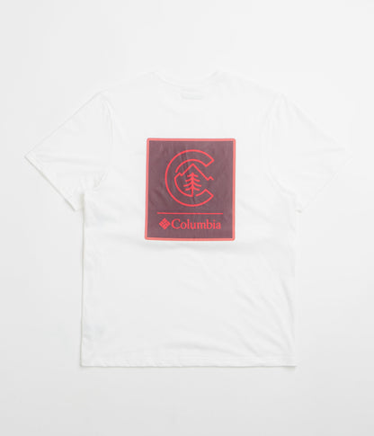 Columbia CSC Logo Back T-Shirt - White / Linework C Badge