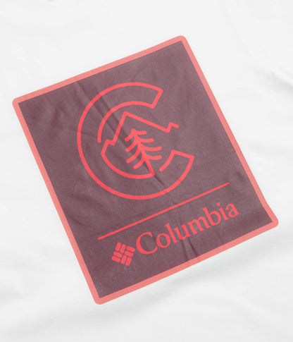 Columbia CSC Logo Back T-Shirt - White / Linework C Badge
