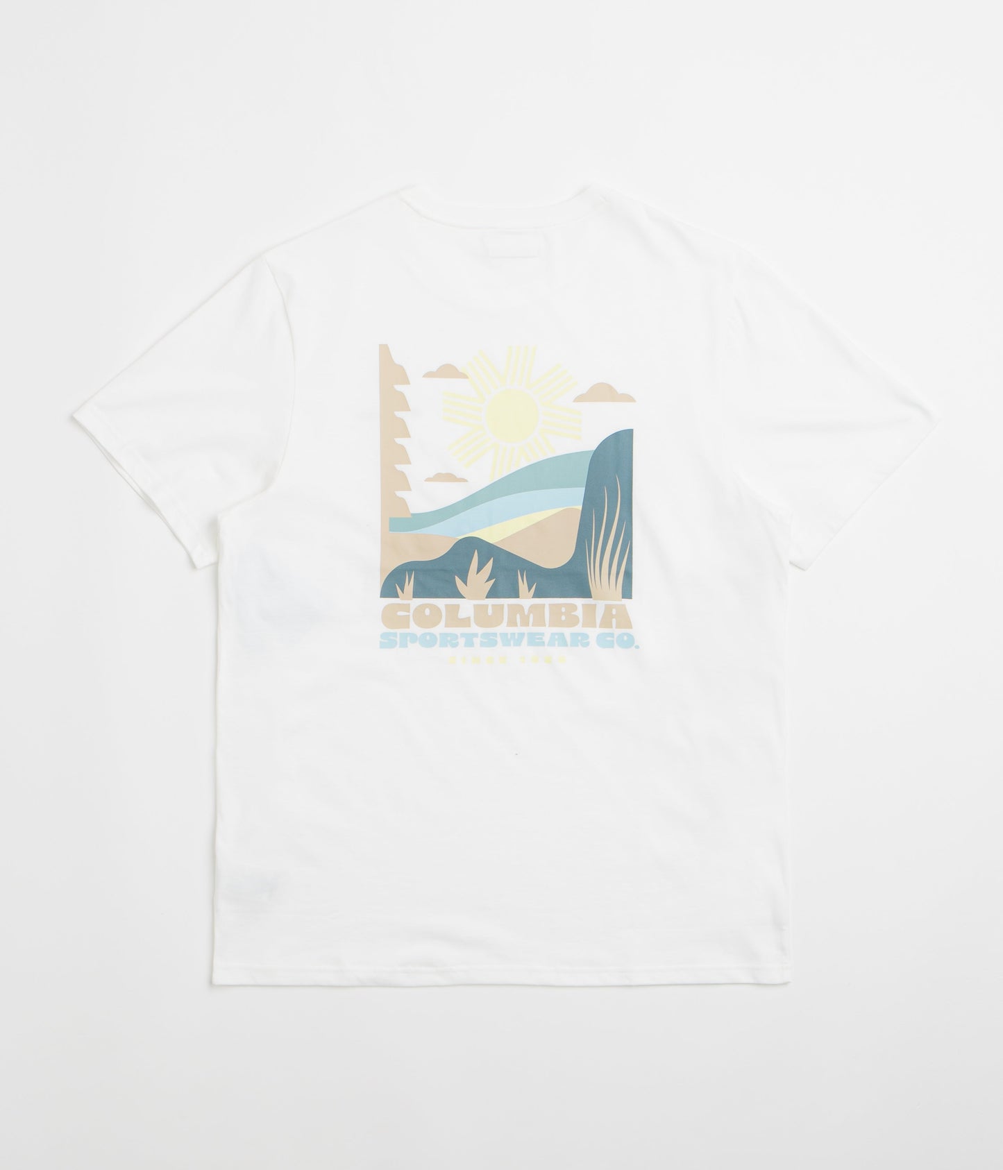 Columbia CSC Outdoor Back Graphic T-Shirt - White / Shining Landscape