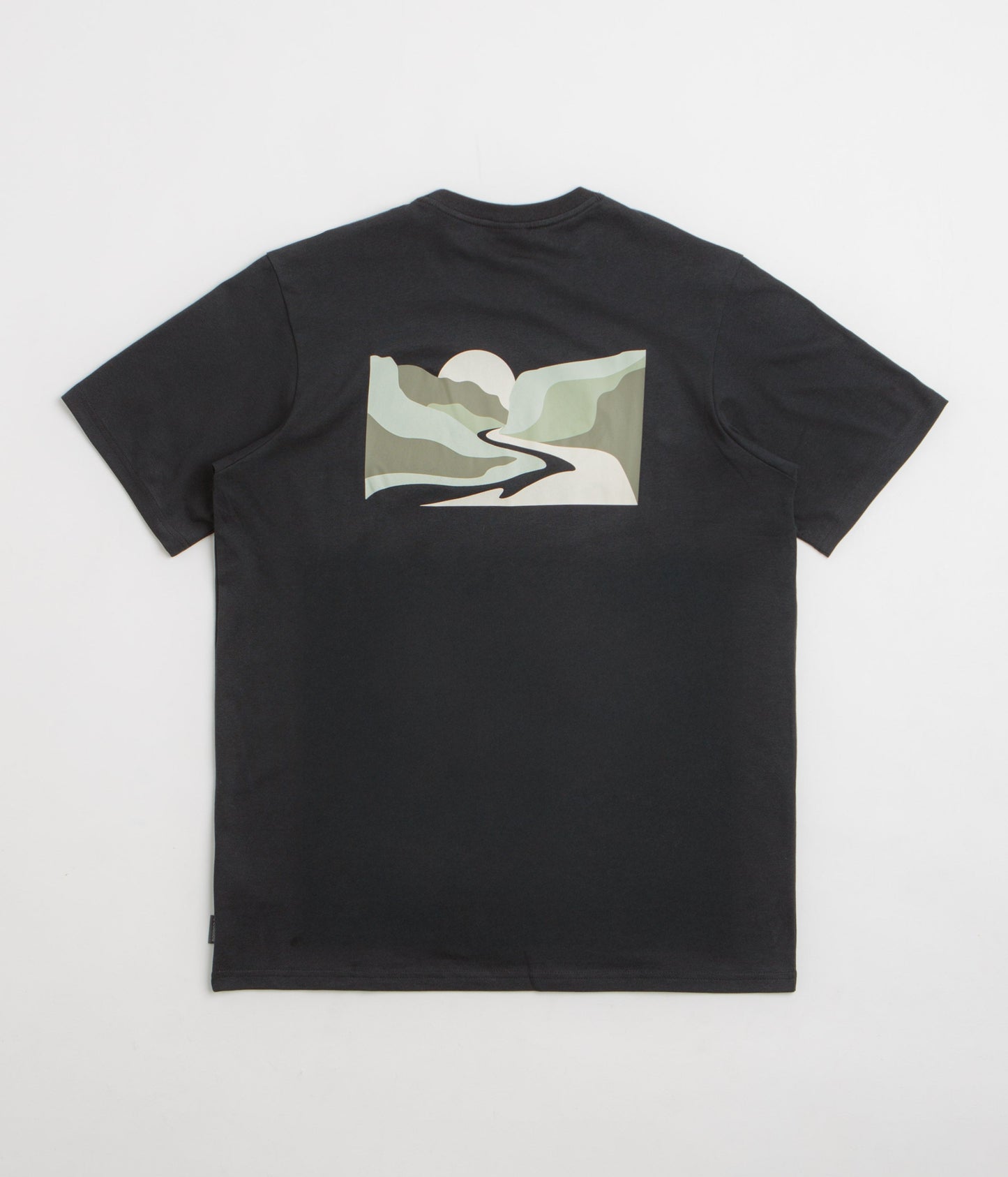 Columbia Explorers Canyon Back T-Shirt - Black / Trailscape