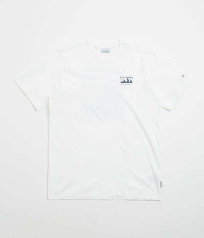 Columbia Explorers Canyon Back T-Shirt - White / Peaks and Waves