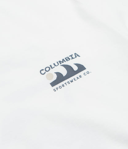 Columbia Explorers Canyon Back T-Shirt - White / Peaks and Waves