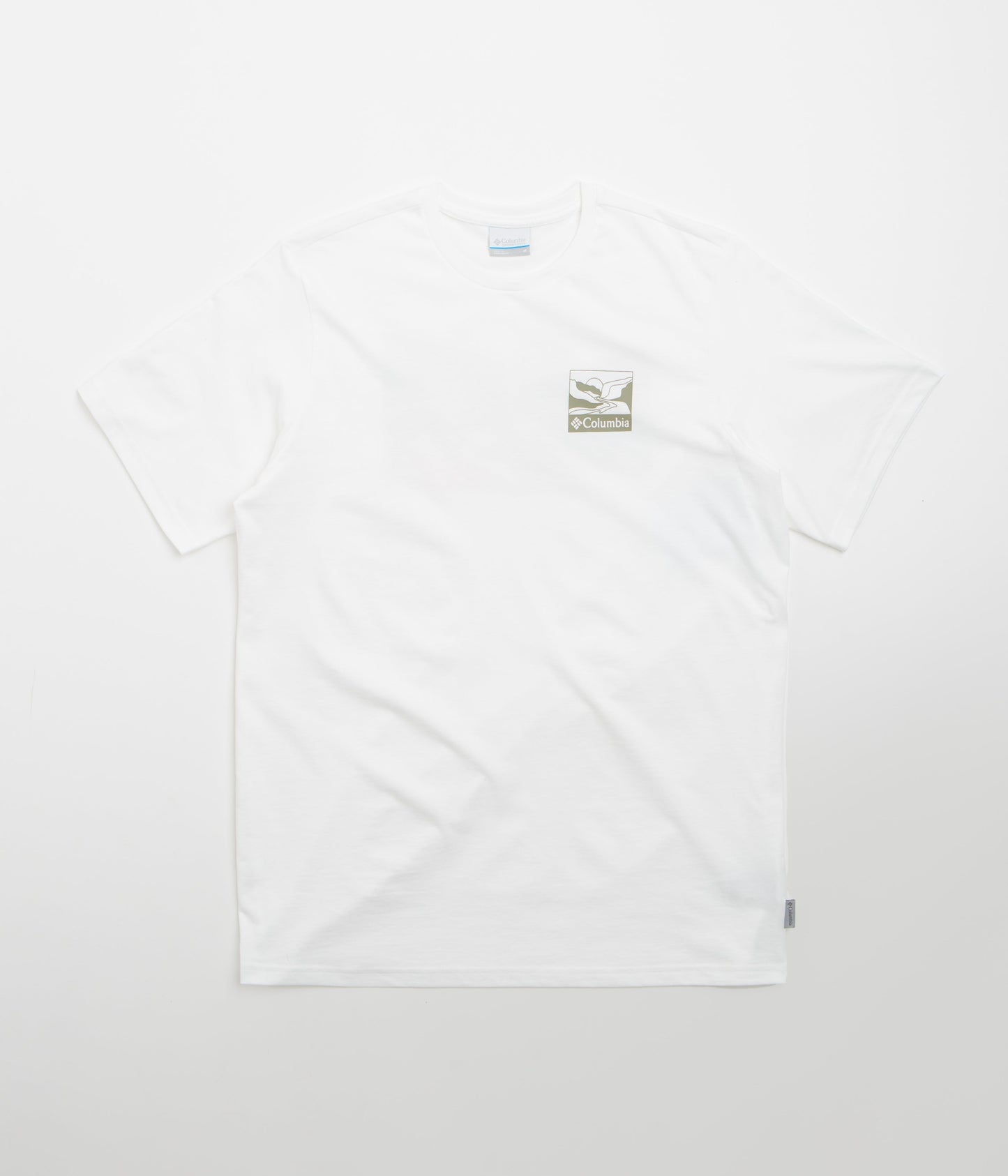 Columbia Explorers Canyon Back T-Shirt - White / Trailscape