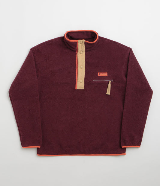 Columbia Helvetia II Half Snap Fleece - Rich Wine