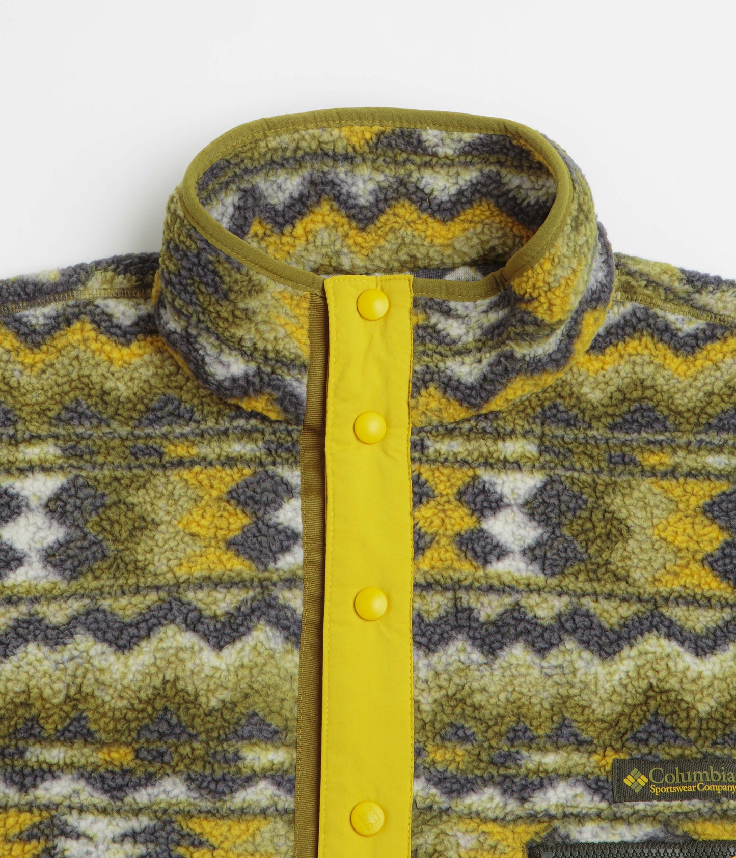 Columbia Helvetia II Printed Half Snap Fleece - Mossy Green / Retrotree