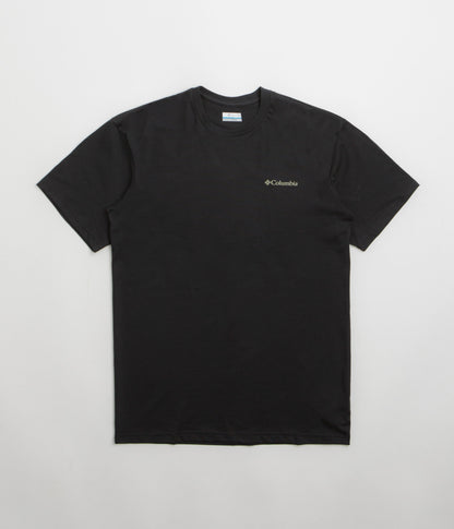 Columbia North Cascades T-Shirt - Black / Pasteled Framed