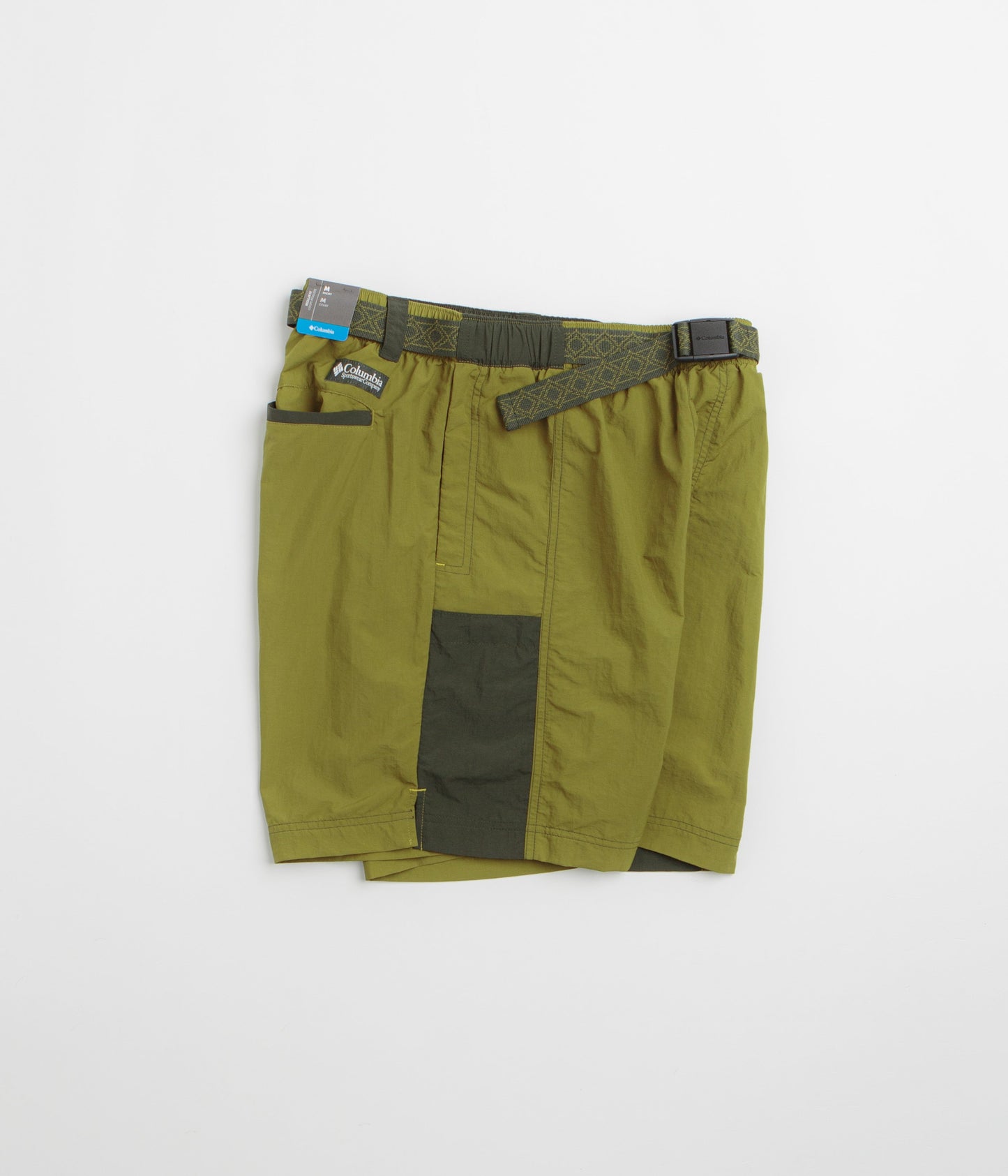 Columbia Sequoia Grove Woven 7" Shorts - Mossy Green / Greenscape