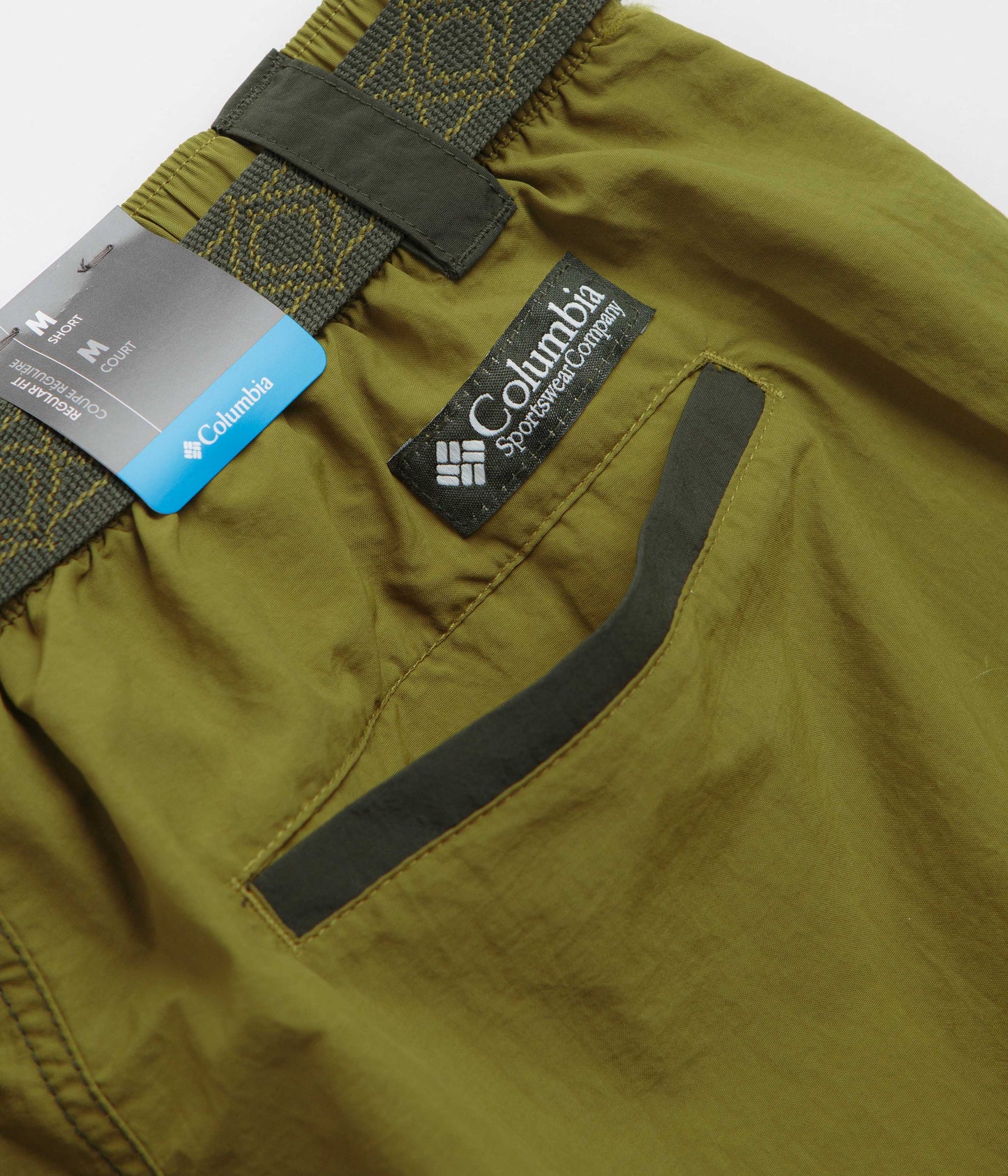 Columbia Sequoia Grove Woven 7" Shorts - Mossy Green / Greenscape