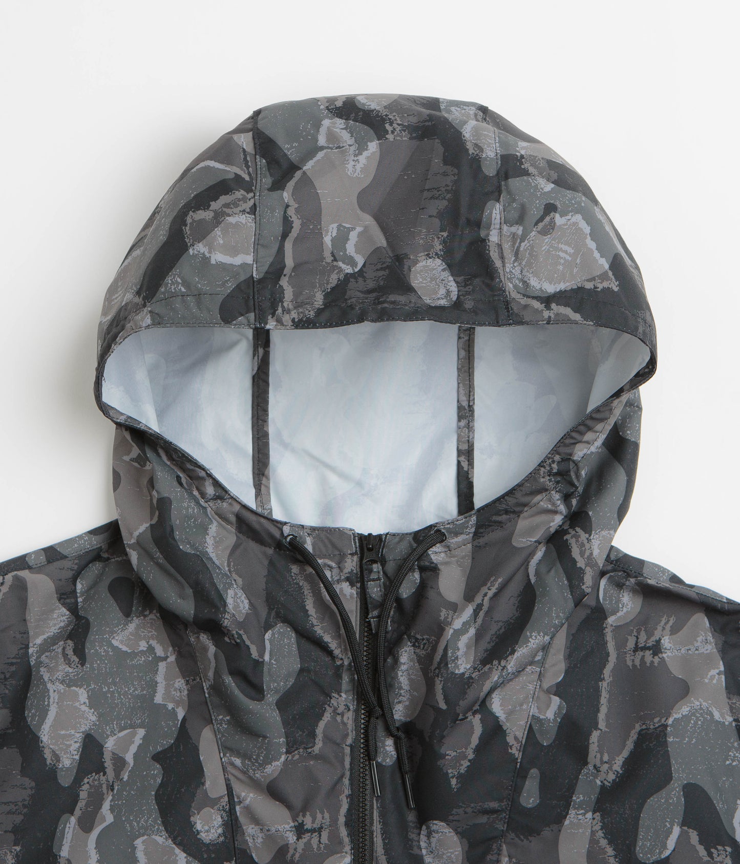 Columbia Spire Valley Printed Windbreaker Jacket - Black Treebark / Black