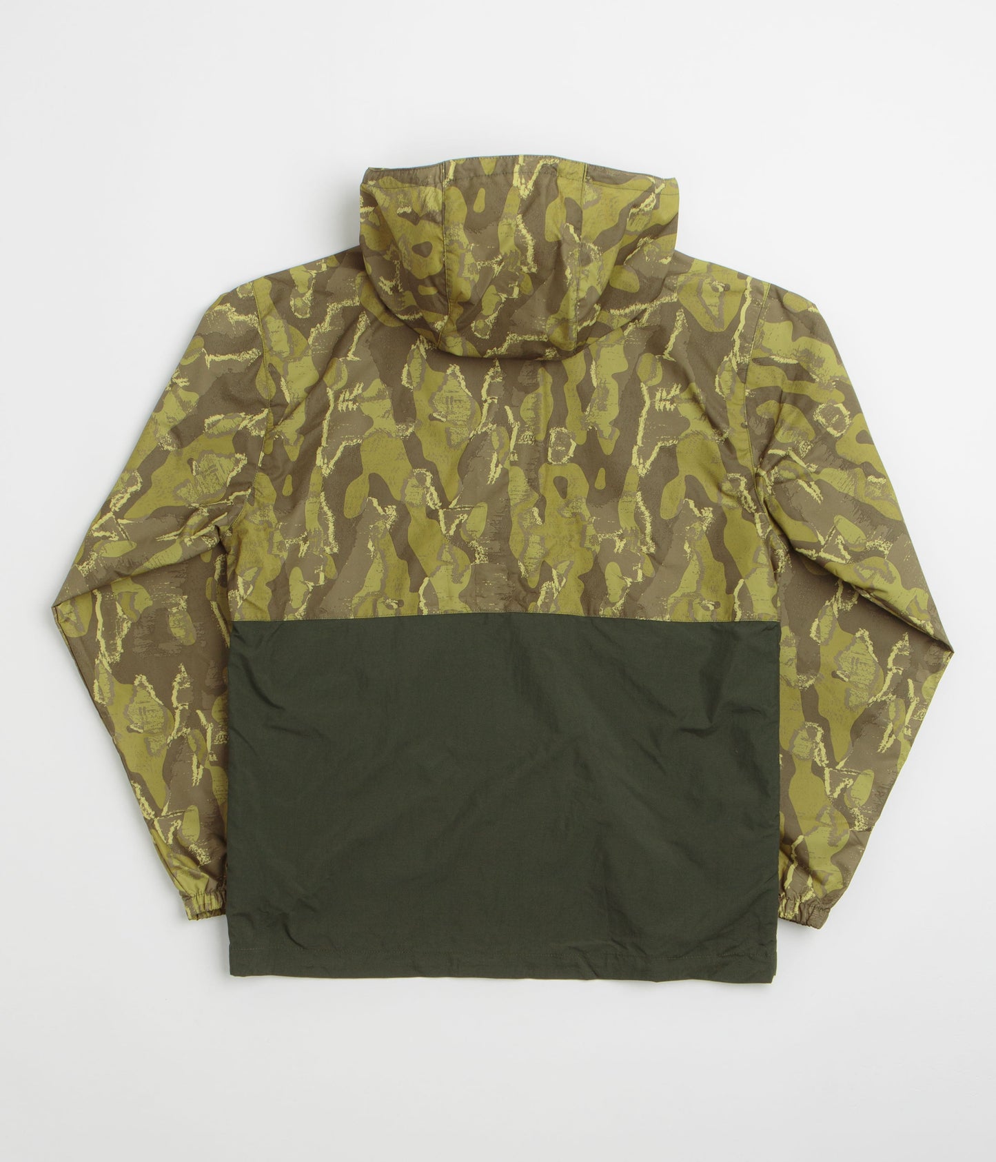 Columbia Spire Valley Printed Windbreaker Jacket - Mossy Green Treebark / Greenscape
