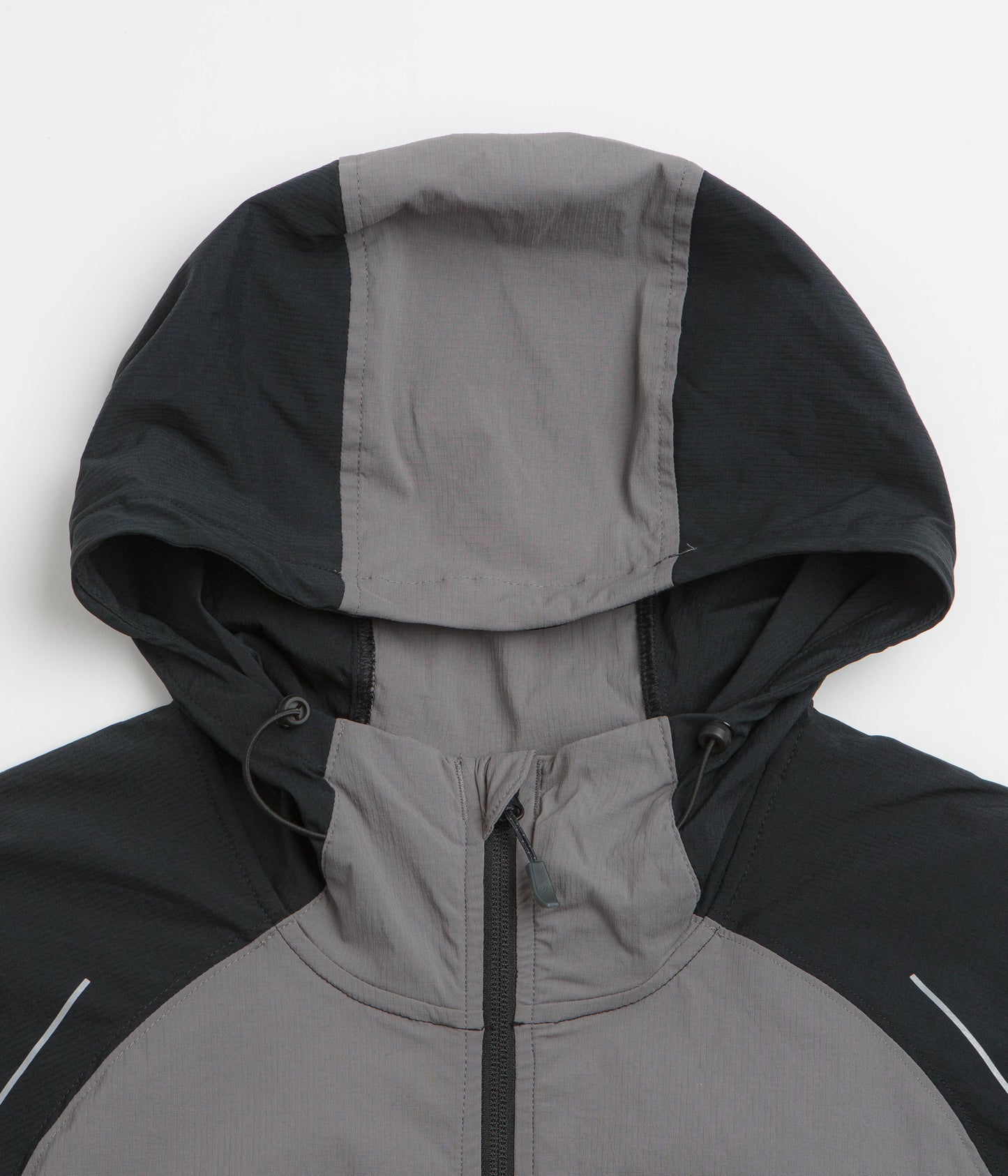 Columbia Tech II Wind Full Zip Jacket - Black / Columbia Grey