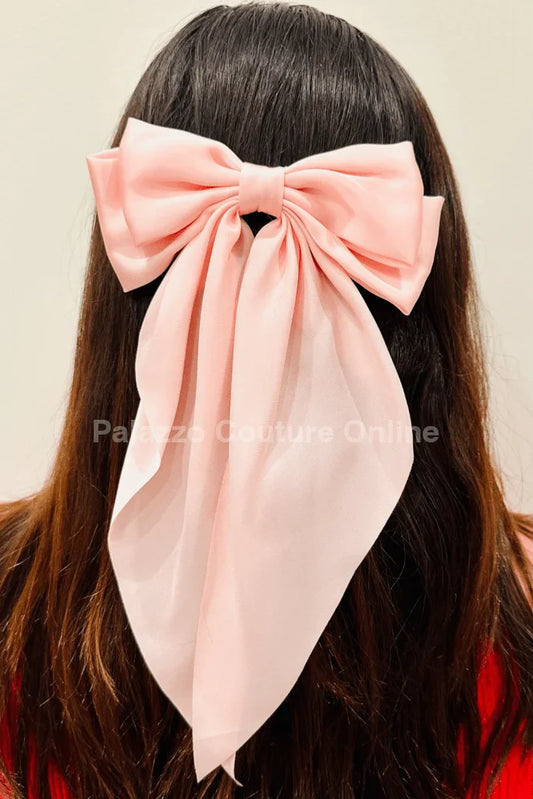 Coquette Aesthetic Bow  (Peach)