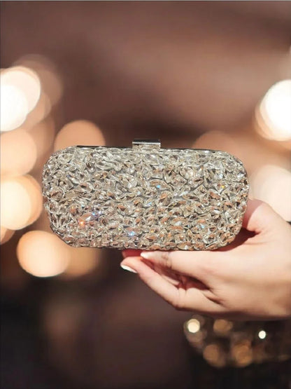 Crystal Mirage Luxe Clutch