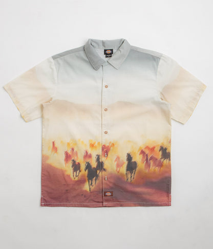 Dickies Running Wild Short Sleeve Shirt - Oak Buff